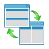 horizontal view & vertical view